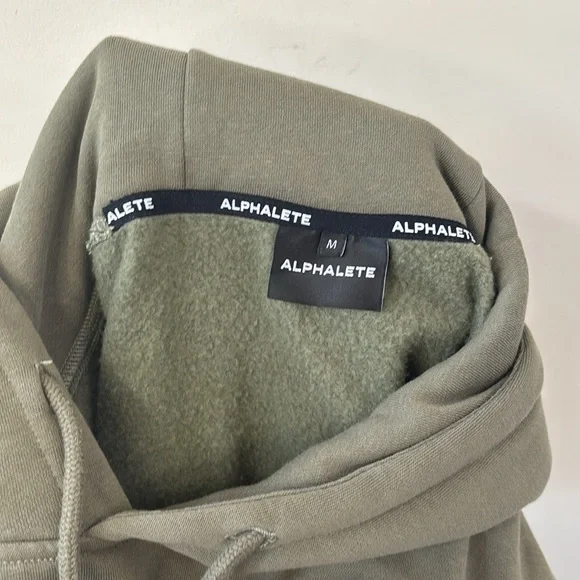 Alphalete Tactical Army Cropped Hoodie Size Medium - Picture 10 of 11